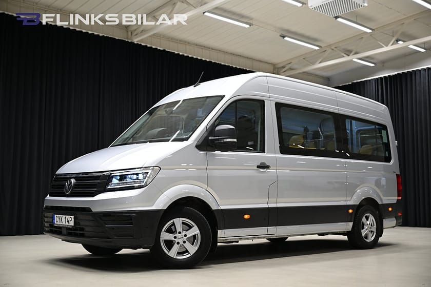 Bild 1 av Volkswagen Crafter 177HK Automat|Färdtjänstbuss|8-Passagerare|Lågmil|Moms