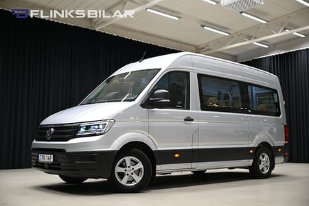 Volkswagen Crafter 177HK Automat|Färdtjänstbuss|8-Passagerare|Lågmil|Moms