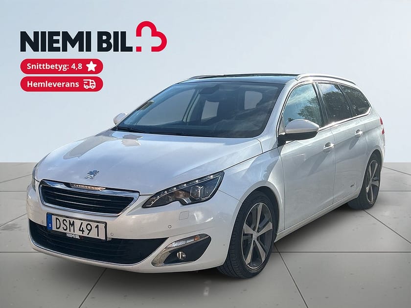 Bild 1 av Peugeot 308 SW 1.2 PureTech 130 Allure Drag Mvärme Panorama S&V-däck