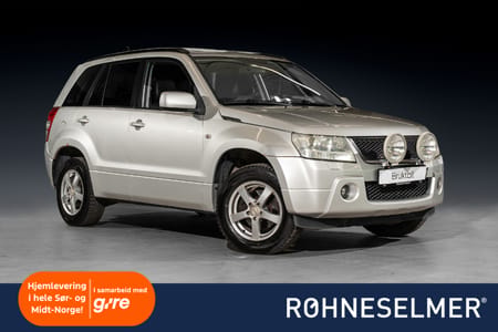 Suzuki Grand Vitara 5-dørs 2L 140HK Bensin 4WD|Automat|EU27|Takluke|Skinn|Cruise