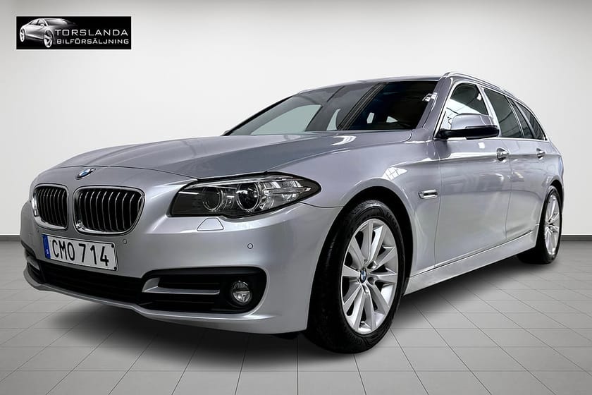 Bild 1 av BMW 520d Touring 184HK Automat Skinn Panorama H/K Krok