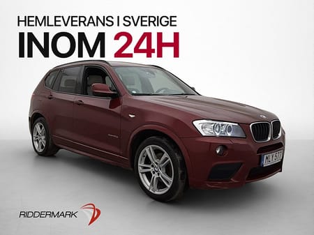 BMW X3 xDrive20d 184hk M Sport Värmare Kamera HiFi Drag Navi