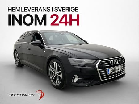 Audi A6 Avant 45 TFSI quattro Q 245hk S-Line P-Värmare Navi CarPlay Drag