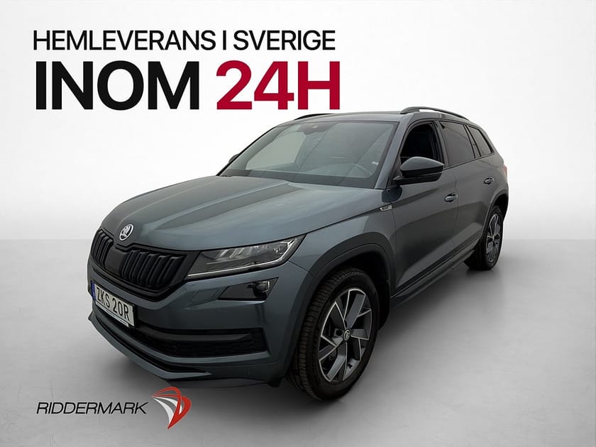 Bild 3 av Škoda Kodiaq 7-Seater Skoda 2.0 TDI 4X4 Sportline 7 Sits Värmare Cockpit