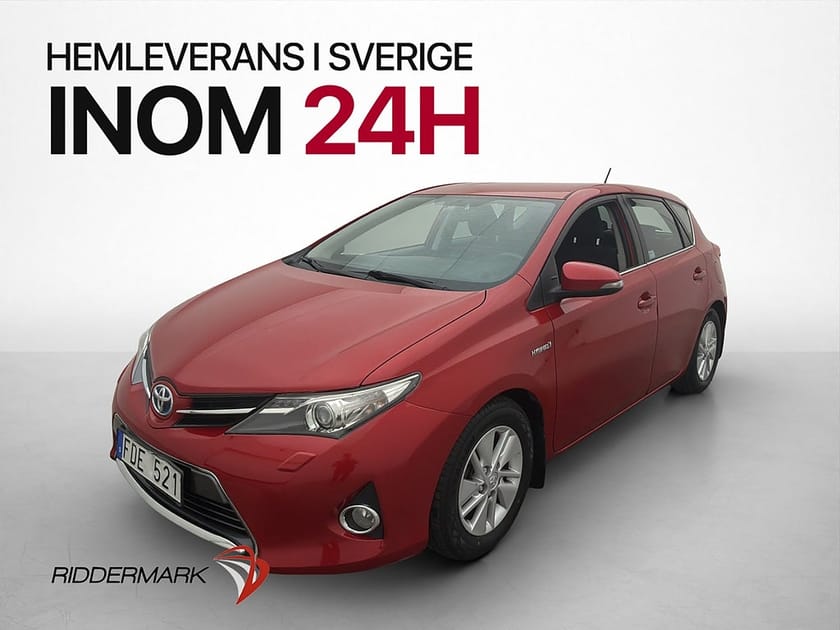 Bild 3 av Toyota Auris Hybrid Active e-CVT 136hk Backkamera M/K-Värma