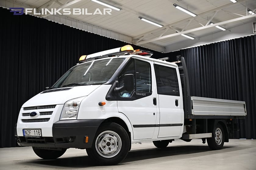 Bild 2 av Ford Transit T350 Chassis Dubbelhytt 2.2 TDCi 125HK AWD Flak|Kranbil|Maxilift|Lyfter-1760kg