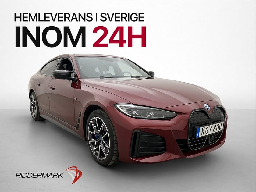 Bild 3 av BMW i4 M50 xDrive Gran Coupé 544hk H/K Drag Wide 360°