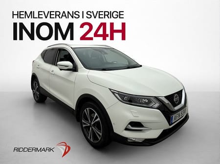 Nissan Qashqai 1.3 DIG-T 160hk Tekna 360° Navi Halvskinn
