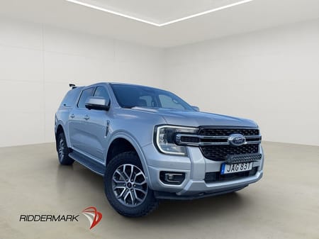 Ford Ranger Dubbelhytt Limited e-4WD Värm Cockpit Kåpa B&O CARPLAY Moms