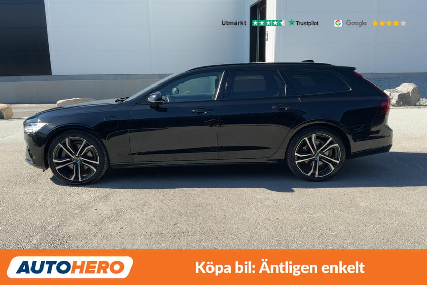 Bild 2 av Volvo V90 2.0 T6 PHEV R Design AWD / Drag, 360°, HUD, Pano