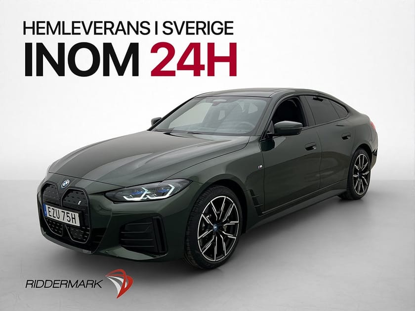 Bild 3 av BMW i4 eDrive40 Gran Coupé Fully Charged M Sport Taklucka H/K 360 Drag