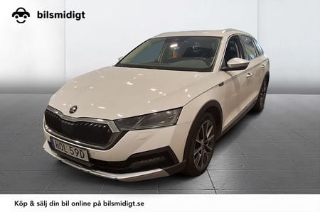Škoda Octavia Scout 2.0 TDI 4x4 Aut Drag Cockpit Kamera Värmare 200hk