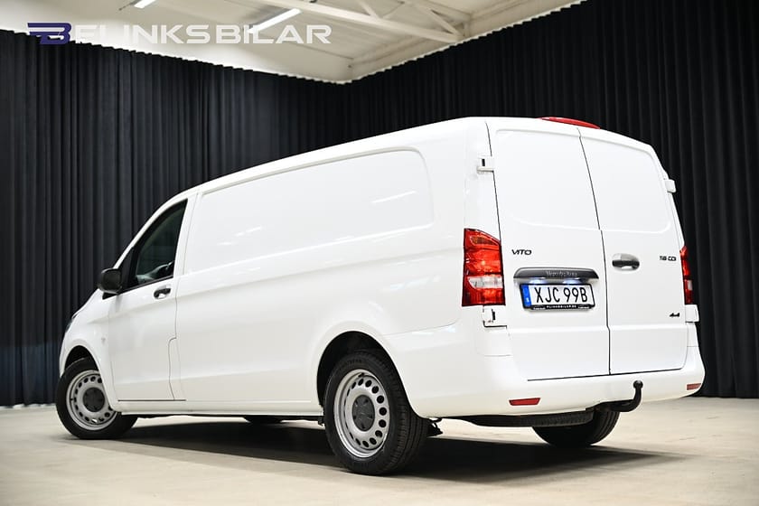 Bild 4 av Mercedes-Benz Vito 116 CDI 4MATIC 2.8t Extra-lång|Automat|LED|Nedlackad|Moms