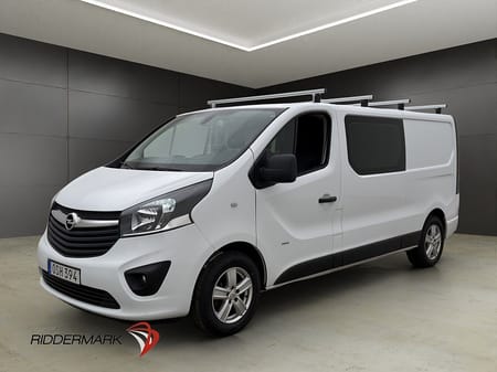 Opel Vivaro Skåpbil Dubbelhytt L2 6-Sits Värmare Dragkrok B-Kamera
