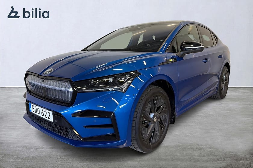 Bild 1 av Škoda Enyaq Coupé RS iV Skoda 299hk 360/Elstol/Pano/HuD/Canton/20"/Drag/