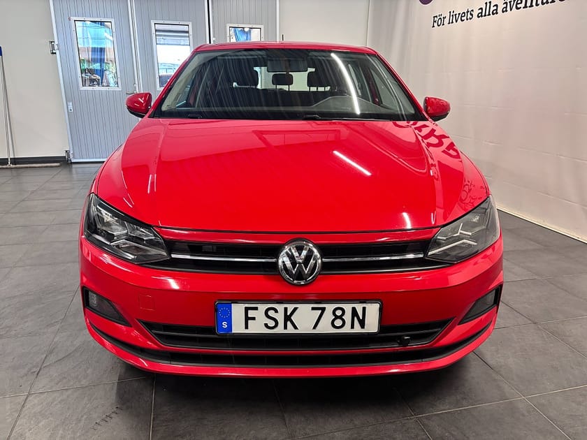 Bild 2 av Volkswagen Polo 1.0 TSI OPF Aut 95Hk Base Motorvärmare V-hjul Bluetooth