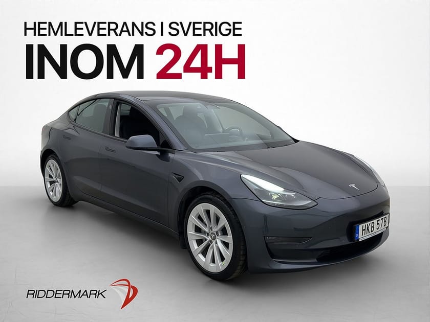 Bild 4 av Tesla Model 3 Long Range AWD Svensksåld Panorama Skinn