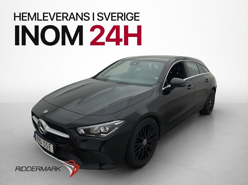 Bild 3 av Mercedes-Benz CLA 180 Shooting Brake SB Kamera Sensorer Navi Svart Innertak