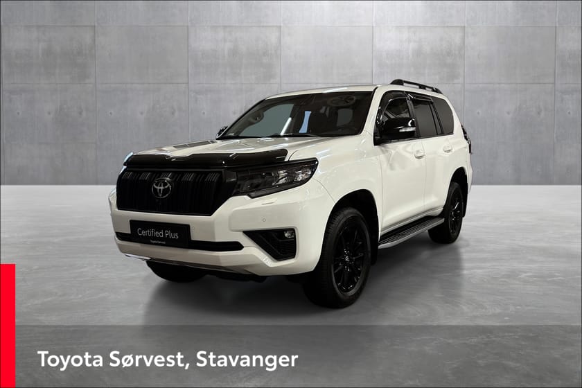 Bilde 1 av Toyota Land Cruiser 5-dørs 2.8 Diesel High Power D-4D Aut. 6 gir 4x4 VX Black