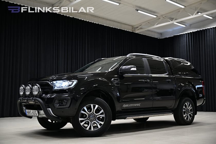 Bild 1 av Ford Ranger Dubbelhytt 213HK Automat|Wildtrack|Kåpa|Drag|Värmar|Släde|NyKamrem