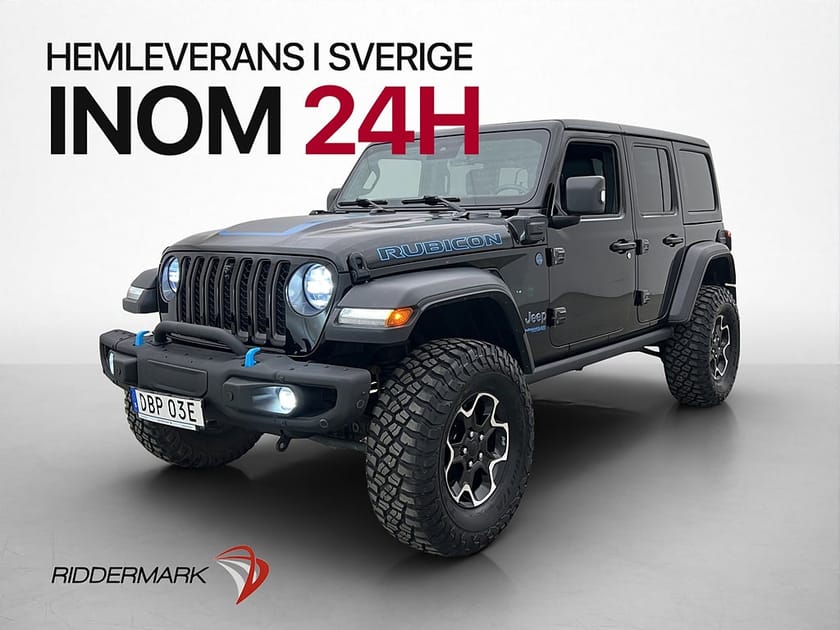 Bild 3 av Jeep Wrangler Unlimited 4xe PHEV RUBICON SKINN ALPINE EN BRUKARE 3126 MIL!