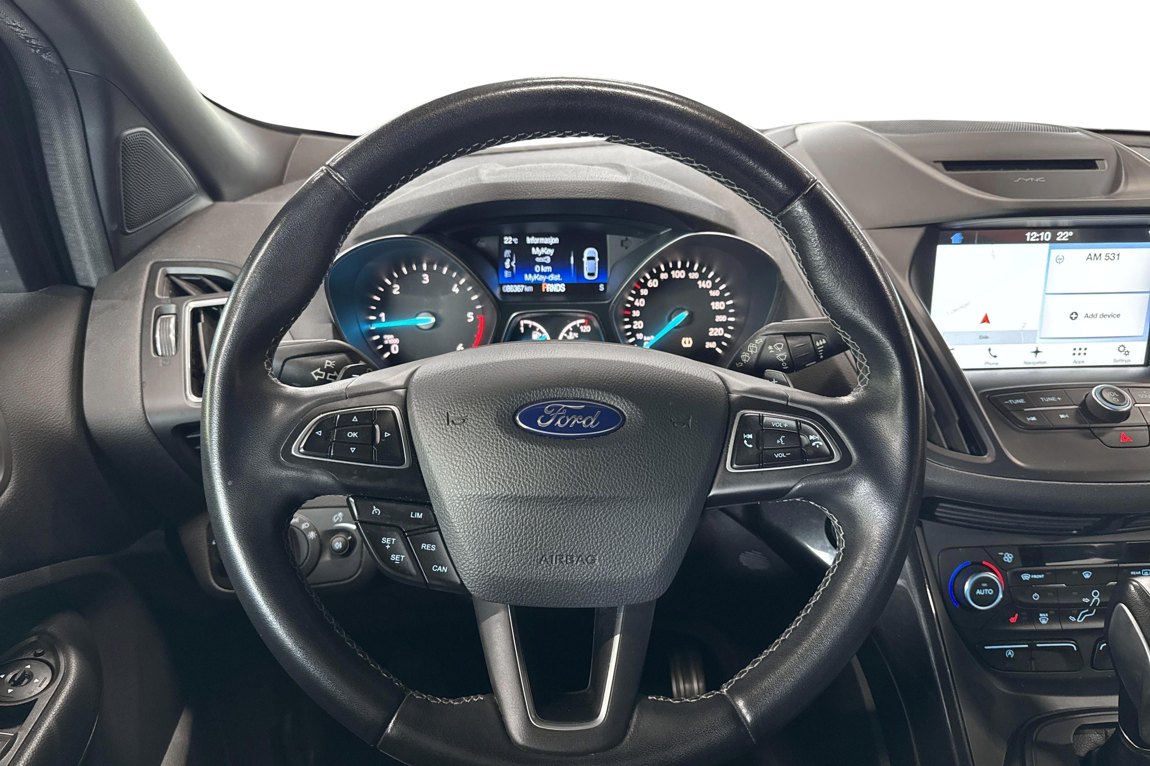 Ford Kuga 1.5 TDCi Powershift, 6-trinn, 120hk, 2017