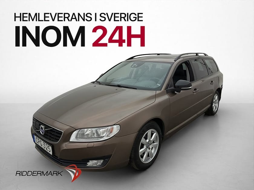 Bild 3 av Volvo V70 D4 181hk Dynamic Edition BLIS VOC T-lucka  Skinn