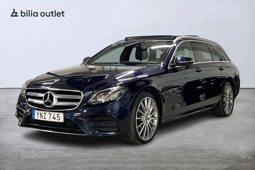 Bild 1 av Mercedes-Benz E 400 T 4MATIC AMG Sky 333hk Panorama Drag Burmester 360°