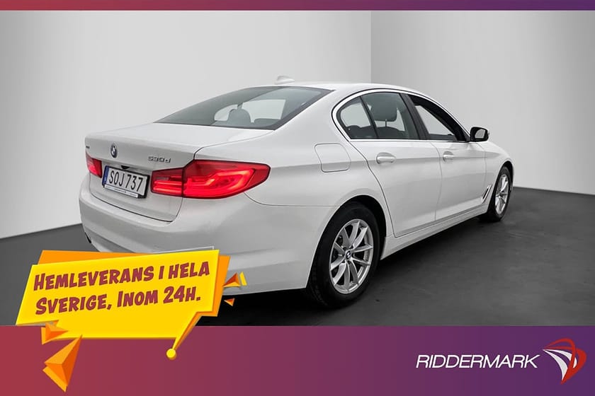 Bild 4 av BMW 530d xDrive Sedan 530 265hk D-Värm Kamera Navi Drag CarPlay