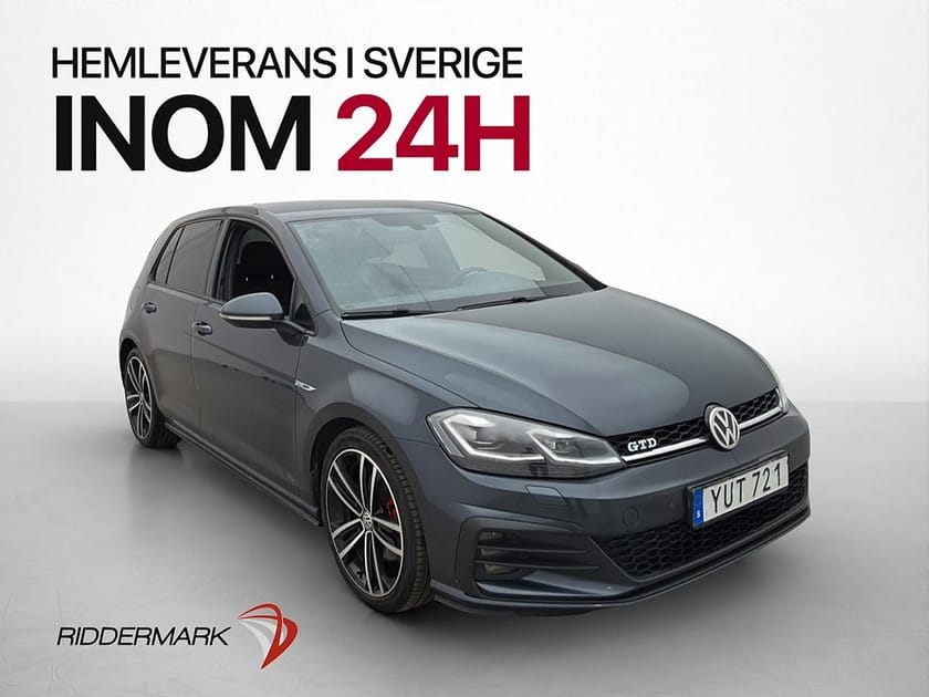 Bild 1 av Volkswagen Golf  GTD 184hk Cockpit D-Värmare Sensorer CarPlay