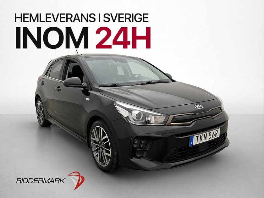 Bild 1 av Kia Rio 1.0 T-GDi 120hk Halvskinn Kamera CarPlay P-Sensorer