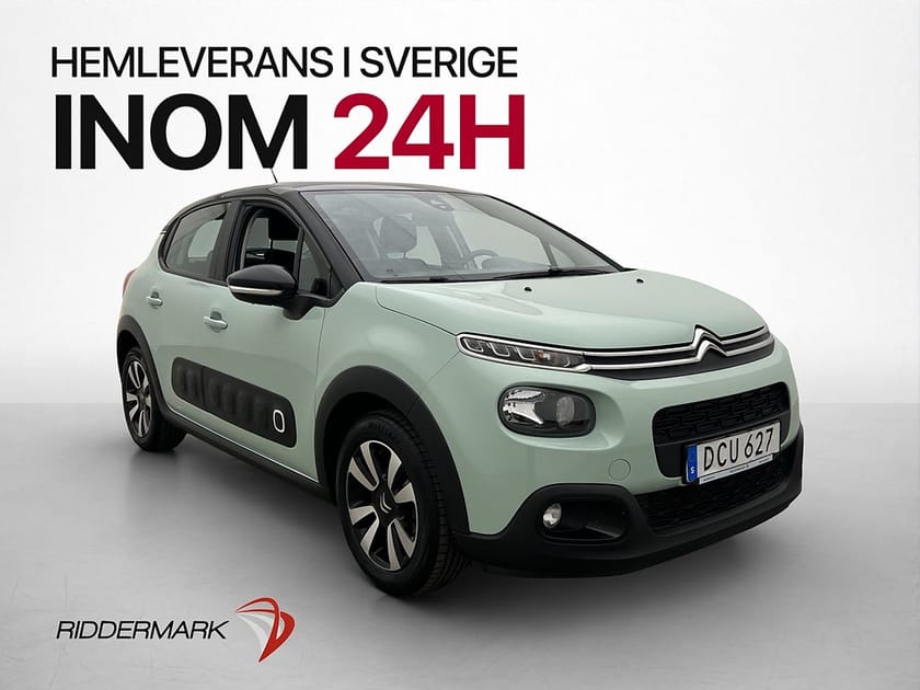 Bild 1 av Citroën C3 1.2 82hk 2 Brukare CarPlay Sensorer Lane Assist