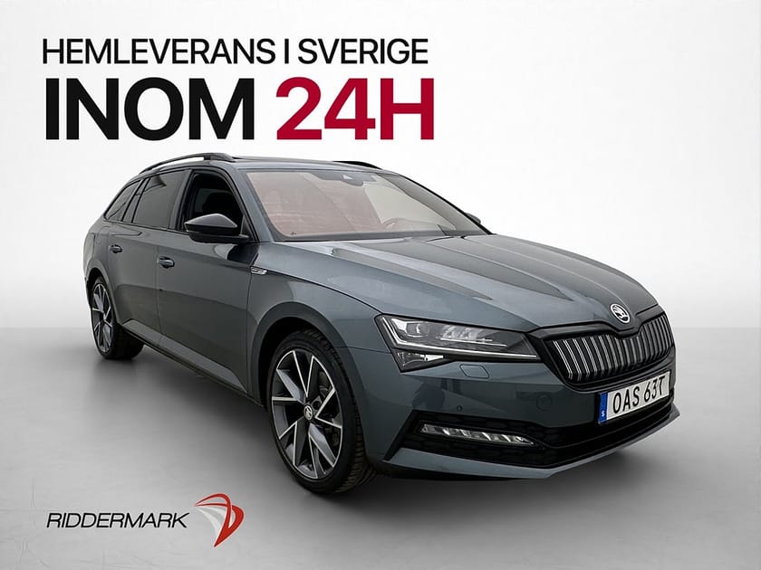 Bild 1 av Škoda Superb iV Kombi Skoda Plug-in Sportline Pano Cockpit 360° Drag