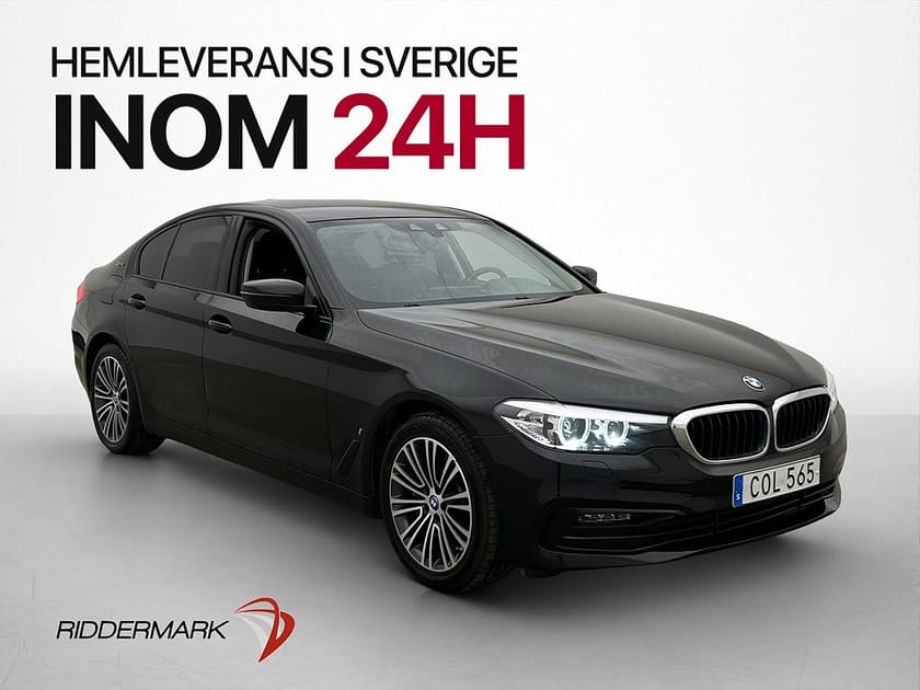 Bild 1 av BMW 530e iPerformance Sedan Sport line HiFi Kamera Navi Ambient Elstolar