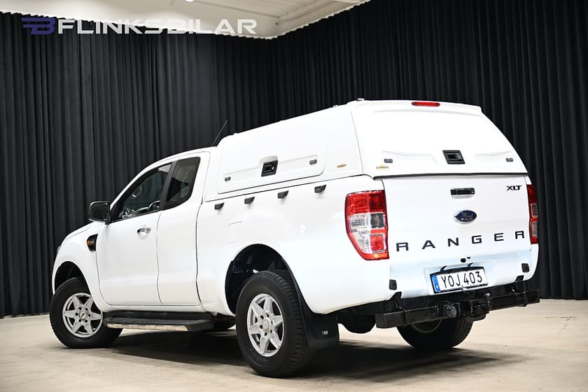 Bild 4 av Ford Ranger SuperCab 160HK Automat|Kåpa|Drag|Värmare|Backkamera|Lågmil|Moms