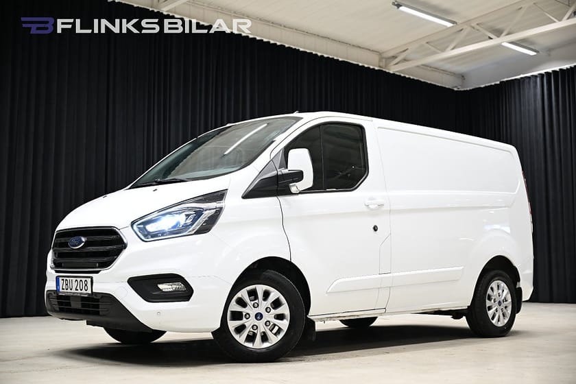Bild 1 av Ford Transit Custom 300 130HK Automat|Nedlackad|LED|Inredning|NyKamrem