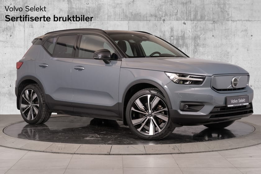 Bilde 1 av Volvo XC40 Recharge P8 AWD 408 hk. Krok/360 kam//VOC/Soltak/Harman Kard