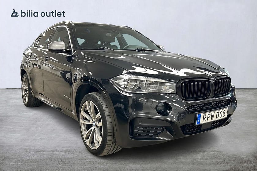 Bild 2 av BMW X6 xDrive40d M Sport Panorama H&K B-kamera Drag HUD Navi