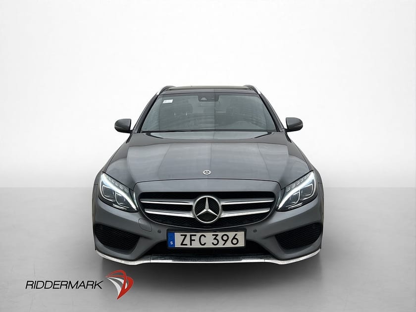 Bild 2 av Mercedes-Benz C 220 T d C220 AMG Pano Burm Navi Kamera Skinn Drag