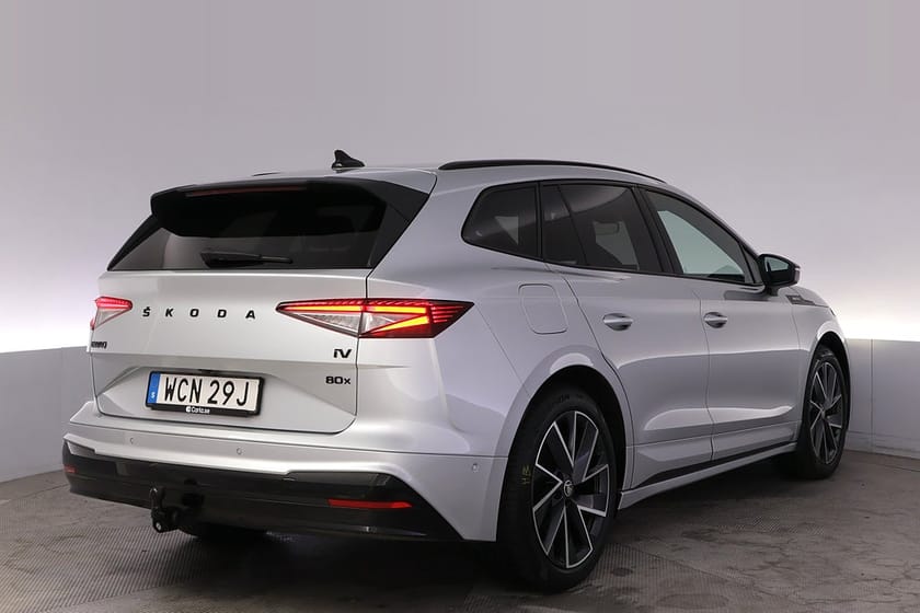 Bild 5 av Škoda Enyaq iV 80x Skoda Sportline Pano Canton HUD Elstol Drag