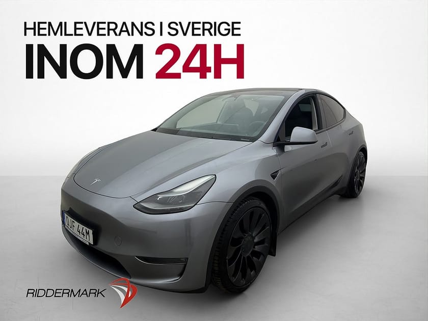 Bild 1 av Tesla Model Y Performance 534hk Pano Värmepump Kamera Läder