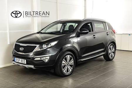 Kia Sportage 2,0 CRDi AWD Automat Panorama Motorvärmare Dragkrok