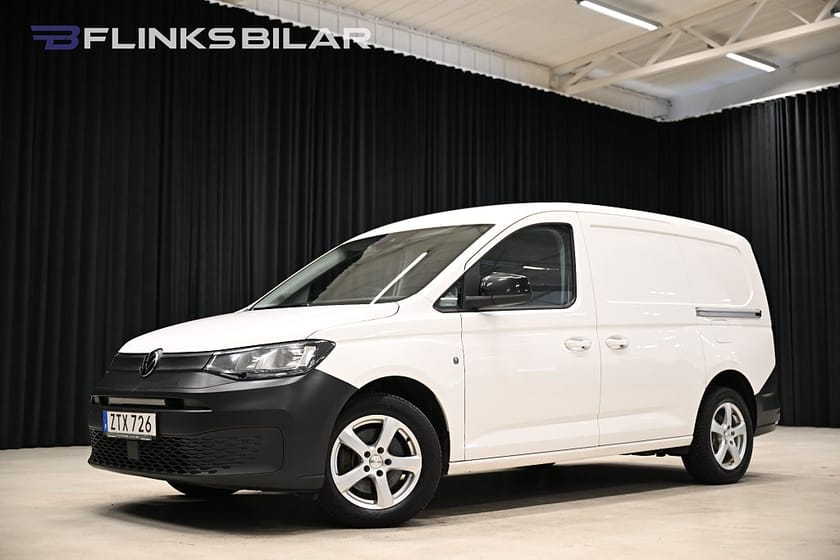 Bild 1 av Volkswagen Caddy Cargo Maxi DSG 122HK Inredd|Dubbeldörr|Drag|Värmare|EnÄgare|Moms