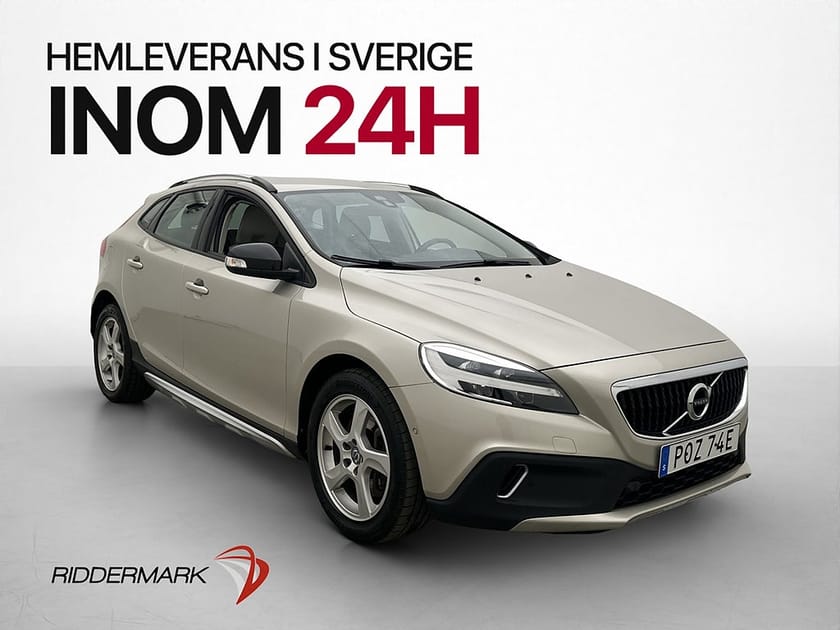Bild 1 av Volvo V40 Cross Country T3 Kinetic Drag Sensorer Halvskinn