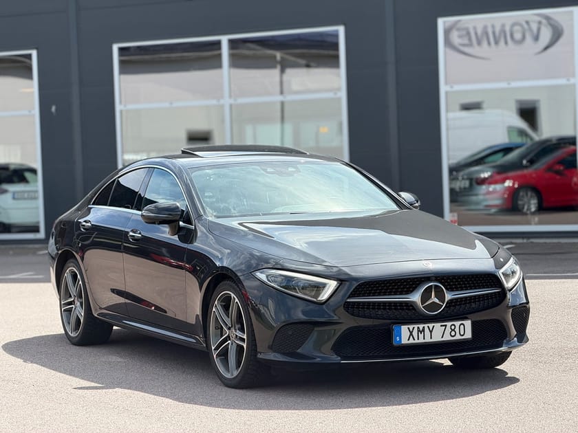 Bild 4 av Mercedes-Benz CLS 350 d 4MATIC Taklucka Burmester 360 kamera Skinn