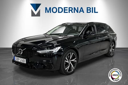 Volvo V90 Recharge T6 AWD Dark Plus Moms Kamera H/K Skinn Drag