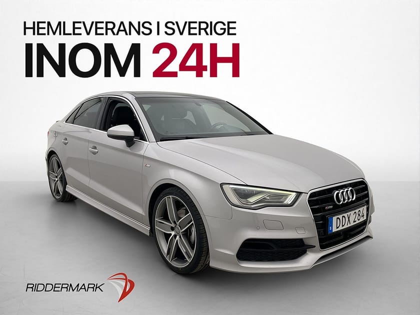 Bild 1 av Audi A3 Sedan 2.0 TDI S-Line Taklucka Adapt-fart Navi P-Sensorer