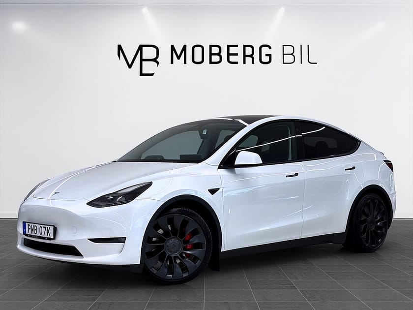 Bild 1 av Tesla Model Y Performance 534hk Pano Läder Drag B-Kamera