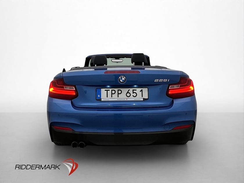 Bild 5 av BMW 228i Convertible 228 245hk M Sport Skinn 1 Brukare