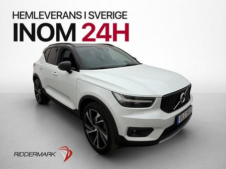 Volvo XC40 D4 AWD 190hk R-Design Pano H/K  360° D-Värm Drag